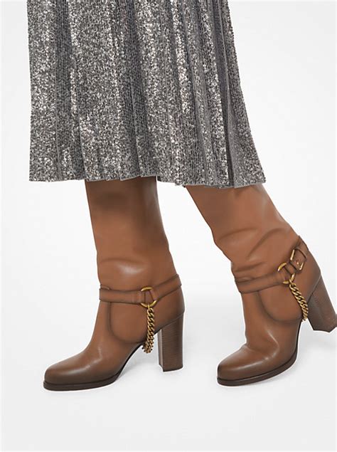 chase booties michael kors|michael kors burnished boots.